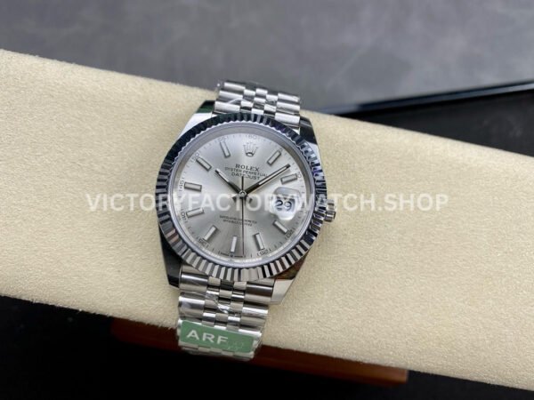 ARF Factory Rolex Datejust 126334-0004 41mm Steel Silver Dial Jubilee (8) ARF Factory Rolex Datejust 126334-0004 41mm Steel Silver Dial Jubilee