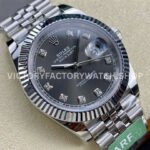 ARF Factory Rolex Datejust 126334-0006 41mm Steel Grey Diamond Grey Dial Jubilee (3) ARF Factory Rolex Datejust 126334-0006 41mm Steel Grey Diamond Grey Dial Jubilee