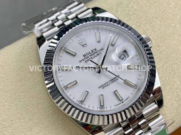ARF Factory Rolex Datejust 126334-0010 41mm Steel White Dial Jubilee (3) ARF Factory Rolex Datejust 126334-0010 41mm Steel White Dial Jubilee
