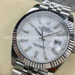 ARF Factory Rolex Datejust 126334-0010 41mm Steel White Dial Jubilee (6) ARF Factory Rolex Datejust 126334-0010 41mm Steel White Dial Jubilee