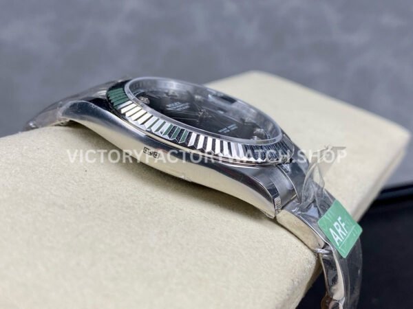 ARF Factory Rolex Datejust 126334-0011 41mm Steel Diamond Black Dial
