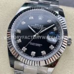 ARF Factory Rolex Datejust 126334-0011 41mm Steel Diamond Black Dial