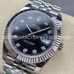 ARF Factory Rolex Datejust 126334-0012 41mm Steel Diamond Black Dial Jubilee (5) ARF Factory Rolex Datejust 126334-0012 41mm Steel Diamond Black Dial Jubilee