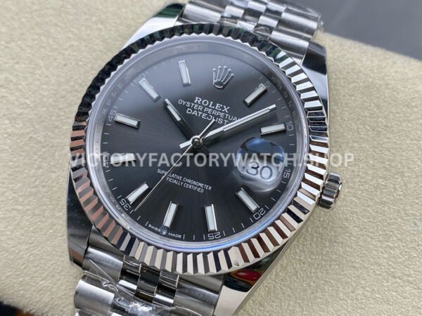 ARF Factory Rolex Datejust 126334-0014 41mm Steel Grey Dial Jubilee