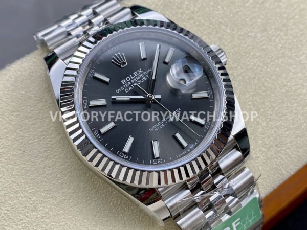 ARF Factory Rolex Datejust 126334-0014 41mm Steel Grey Dial Jubilee