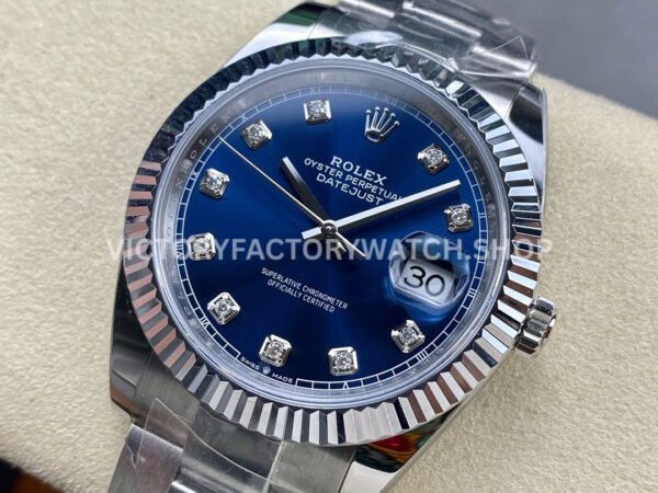 ARF Factory Rolex Datejust 126334-0015 41mm Steel Diamond Blue Dial