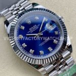 ARF Factory Rolex Datejust 126334-0016 41mm Steel Diamond Blue Dial Jubilee