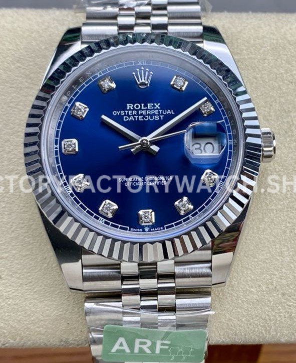 ARF Factory Rolex Datejust 41 replica 126334 fluted bezel