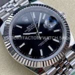 ARF Factory Rolex Datejust 126334-0018 41mm Steel Black Dial Jubilee