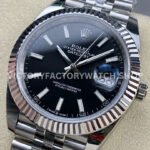 ARF Factory Rolex Datejust 126334-0018 41mm Steel Black Dial Jubilee