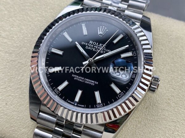 ARF Factory Rolex Datejust 126334-0018 41mm Steel Black Dial Jubilee