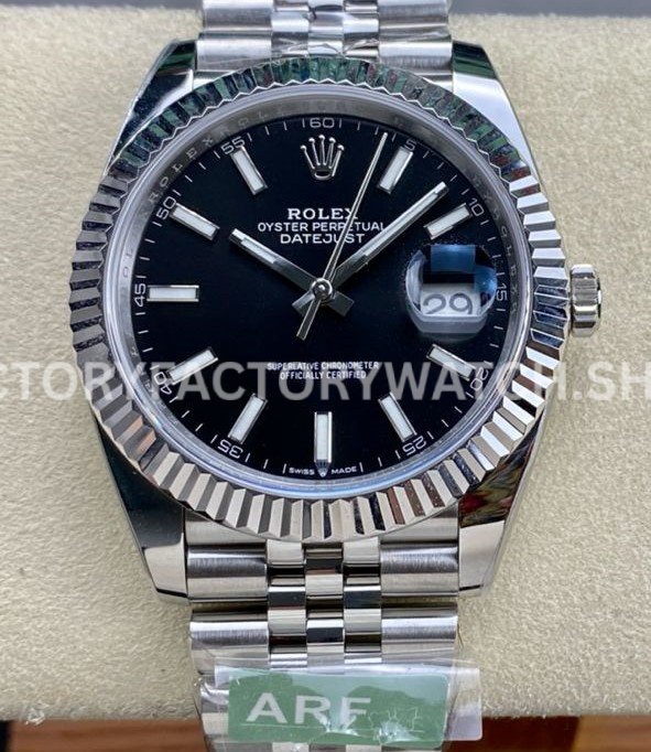 Rolex Datejust 126334 replica dial detail