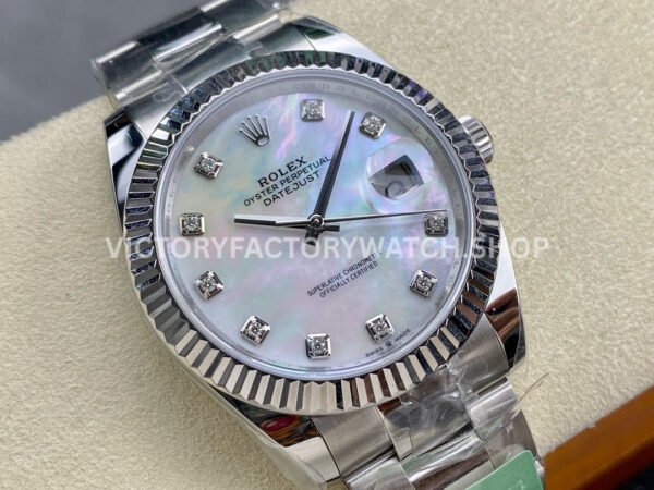 ARF Factory Rolex Datejust 126334-0019 41mm Steel Mother of pearl Diamond Dial