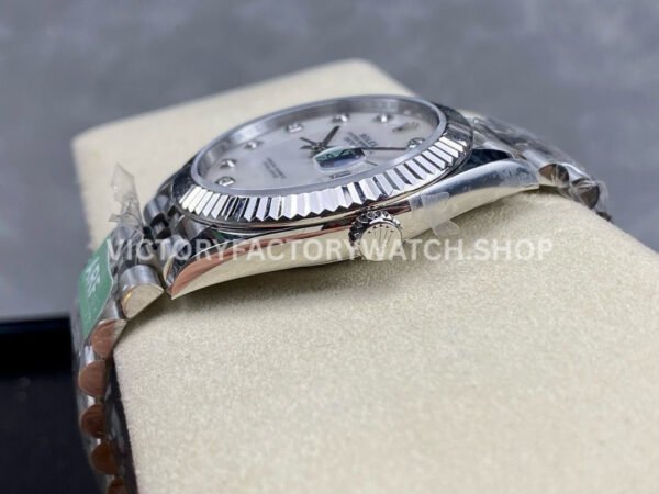 ARF Factory Rolex Datejust 126334-0020 41mm Steel Mother of pearl Diamond Dial Jubilee (3) ARF Factory Rolex Datejust 126334-0020 41mm Steel Mother of pearl Diamond Dial Jubilee