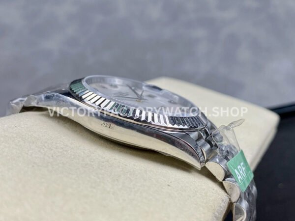 ARF Factory Rolex Datejust 126334-0020 41mm Steel Mother of pearl Diamond Dial Jubilee (5) ARF Factory Rolex Datejust 126334-0020 41mm Steel Mother of pearl Diamond Dial Jubilee