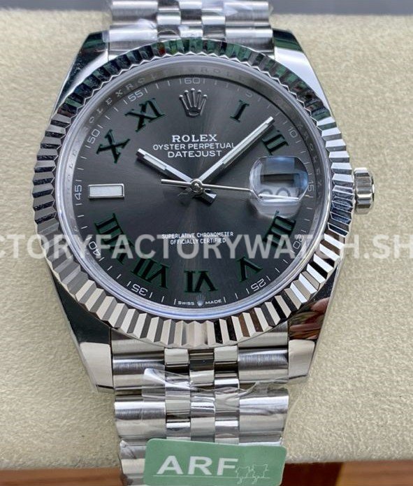 ARF Factory Rolex Datejust 41 replica close up