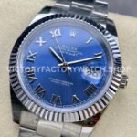 ARF Factory Rolex Datejust 126334-0025 41mm Steel  Roman Numerals Blue Dial