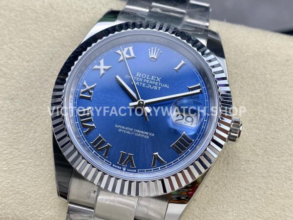 ARF Factory Rolex Datejust 126334-0025 41mm Steel  Roman Numerals Blue Dial