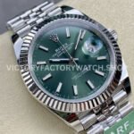 ARF Factory Rolex Datejust 126334-0028 41mm Steel Green Dial Jubilee (5) ARF Factory Rolex Datejust 126334-0028 41mm Steel Green Dial Jubilee