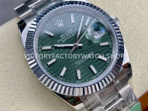 ARF Factory Rolex Datejust 126334-0029 41mm Steel Green Fluted Dial