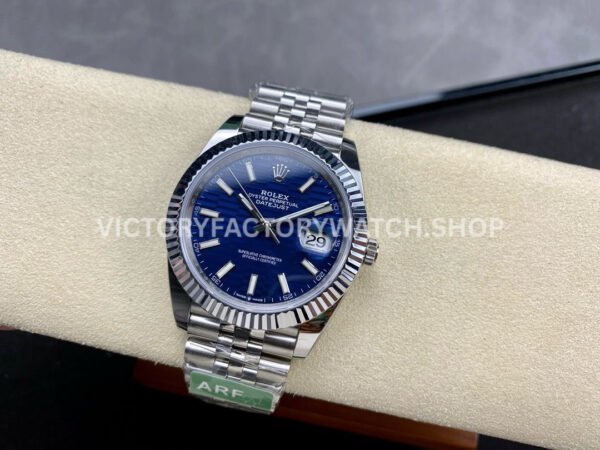 ARF Factory Rolex Datejust 126334-0032 41mm Steel Blue Fluted Dial Jubilee