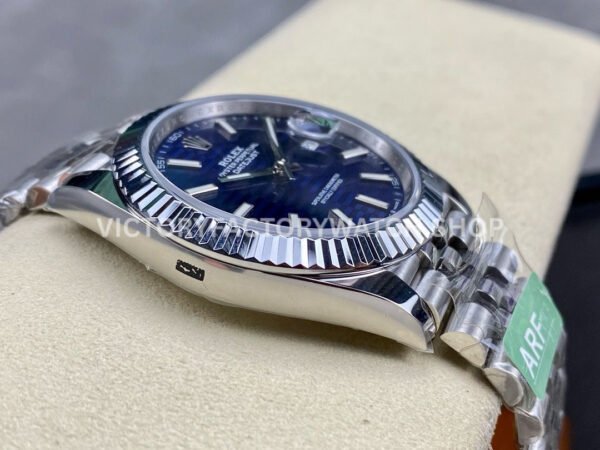 ARF Factory Rolex Datejust 126334-0032 41mm Steel Blue Fluted Dial Jubilee