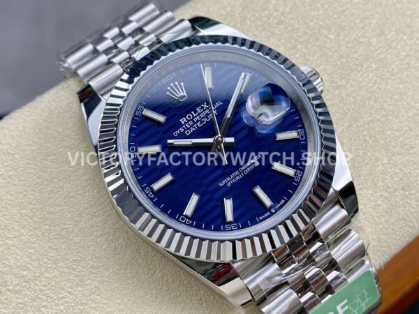 ARF Factory Rolex Datejust 126334-0032 41mm Steel Blue Fluted Dial Jubilee