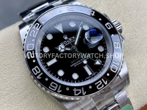 ARF Factory Rolex GMT-Master II 116710LN 40mm Full 904L Black Dial