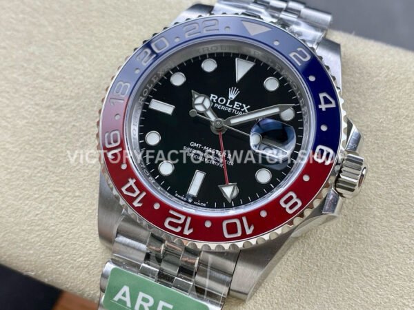 ARF Factory Rolex GMT-Master II 126710BLRO-0001 40mm Full 904L Black Dial Jubilee (6) ARF Factory Rolex GMT-Master II 126710BLRO-0001 40mm Full 904L Black Dial Jubilee