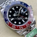 ARF Factory Rolex GMT-Master II 126710BLRO-0001 40mm Full 904L Black Dial Jubilee (7) ARF Factory Rolex GMT-Master II 126710BLRO-0001 40mm Full 904L Black Dial Jubilee