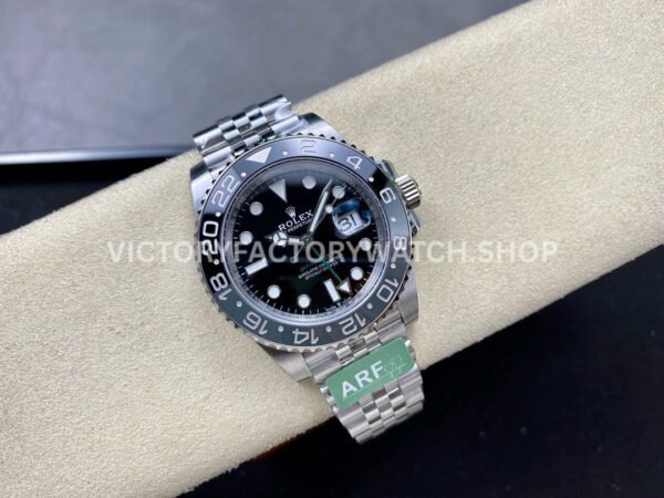 ARF Factory Rolex GMT-Master II 126710GRNR-0003 40mm Full 904L Black Dial Jubilee (6) ARF Factory Rolex GMT-Master II 126710GRNR-0003 40mm Full 904L Black Dial Jubilee