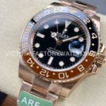 ARF Factory Rolex GMT-Master II 126715CHNR 40mm Full Rose Gold Black Dial
