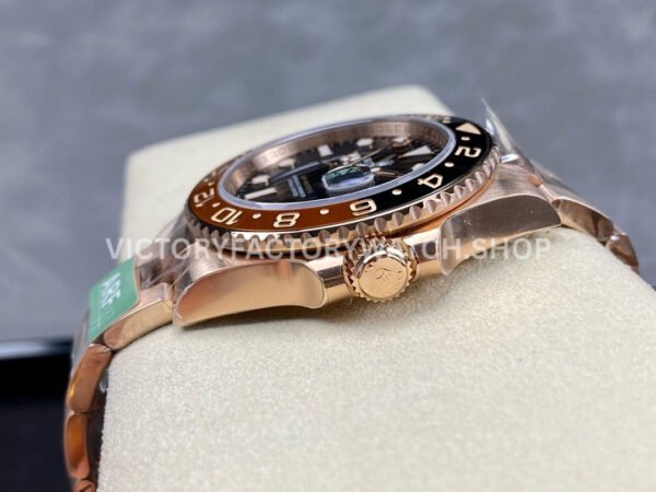 ARF Factory Rolex GMT-Master II 126715CHNR 40mm Full Rose Gold Black Dial