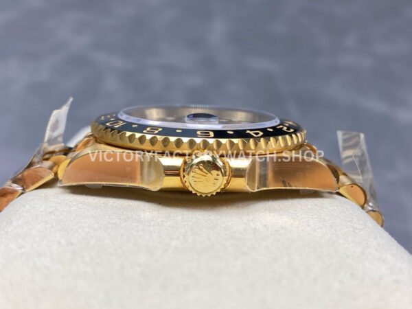 ARF Factory Rolex GMT-Master II 126718GRNR 40mm Full Yellow Gold Iron Tiger Eye Stone Dial (1) ARF Factory Rolex GMT-Master II 126718GRNR 40mm Full Yellow Gold Iron Tiger Eye Stone Dial