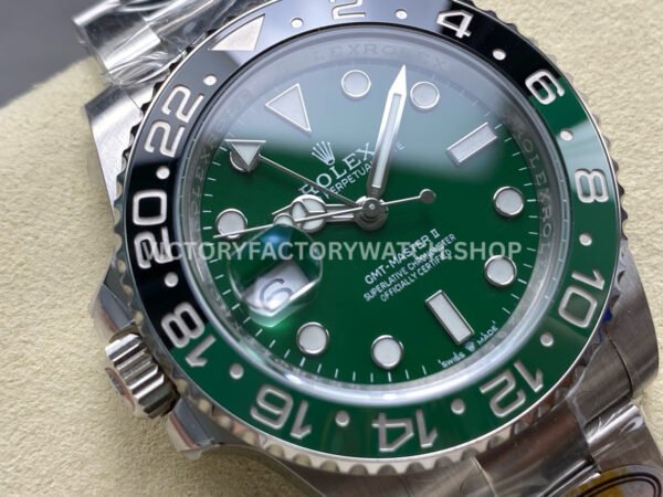 ARF Factory Rolex GMT-Master II 126729VTNR-0001 40mm White Gold Green Dial