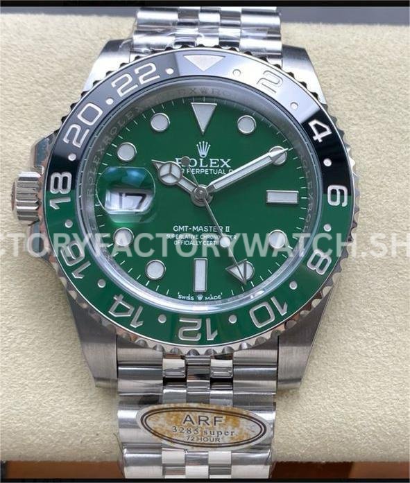126729vtnr green dial jubilee gmt arf