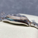 ARF Factory Counterweight Rolex Datejust 278381RBR-0002 31mm Rose Gold Diamond Bezel Roman Numerals Rose Dial