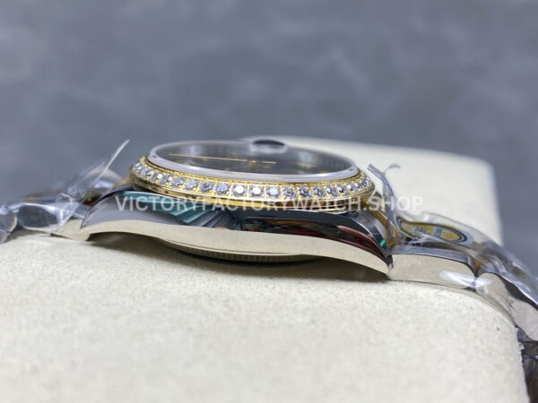 ARF Factory Counterweight Rolex Datejust 278383RBR-0027 31mm Yellow Gold Diamond Bezel Mother of Pearl Dial