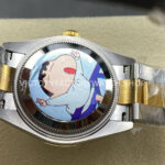 ARF Factory Counterweight Rolex Datejust 278383RBR-0017 31mm Yellow Gold Diamond Bezel Roman VI Grey Dial