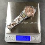 ARF Factory Counterweight Rolex Datejust 278381RBR-0002 31mm Rose Gold Diamond Bezel Roman Numerals Rose Dial