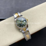 ARF Factory Counterweight Rolex Datejust 278383RBR-0029 31mm Yellow Gold Diamond Bezel Green Dial