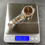 ARF Factory Counterweight Rolex Datejust 278381RBR-0005 31mm Rose Gold Diamond Bezel Roman VI Brown Dial