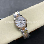 ARF Factory Counterweight Rolex Datejust 278381RBR-0025 31mm Rose Gold Diamond Bezel Mother of Pearl Dial
