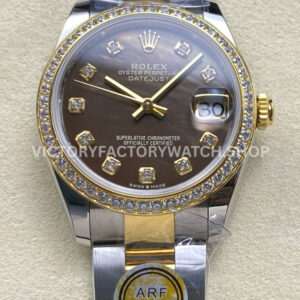 Rolex Datejust 31mm replica watch diamond bezel