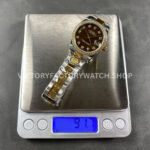 ARF Factory Counterweight Rolex Datejust 278383RBR-0023 31mm Yellow Gold Diamond Bezel Black Mother of Pearl Dial