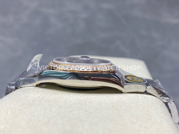 ARF Factory Counterweight Rolex Datejust 278381RBR-0005 31mm Rose Gold Diamond Bezel Roman VI Brown Dial