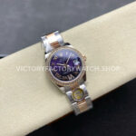 ARF Factory Counterweight Rolex Datejust 278381RBR-0019 31mm Rose Gold Diamond Bezel Roman VI Purple Dial