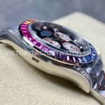 BT Factory Rolex Daytona 116599 RBOW 40mm Full White Gold Diamond Bezel Diamond Black Dial