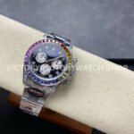 BT Factory Rolex Daytona 116599 RBOW 40mm Full White Gold Diamond Bezel Diamond Black Dial