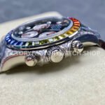 BT Factory Rolex Daytona 116599 RBOW 40mm Full White Gold Diamond Bezel Diamond Black Dial